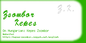 zsombor kepes business card
